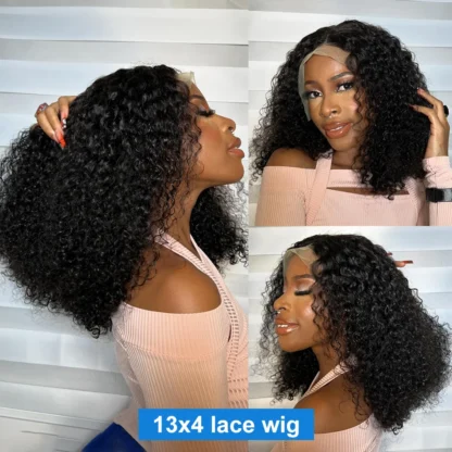 Perucas de cabelo humano brasileiro para mulheres, 13x4 Lace Frontal, Onda Profunda, 13x6 HD, Lace Front Transparente, Encaracolado 5x5 Encerramento Peruca - Image 5